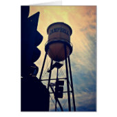 This is Campbell CA, Campbell Water Tower Card (Front)