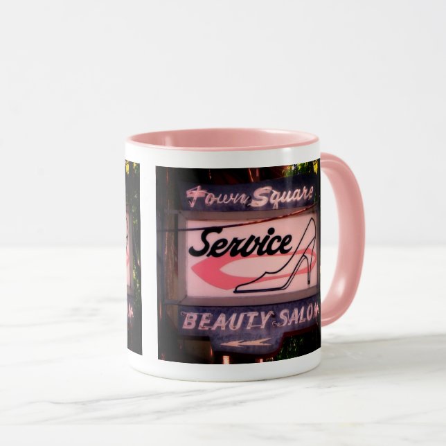 This is Campbell CA, Towne Square Signage Mug (Front Right)