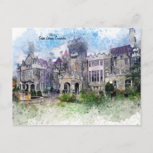 This is Casa Loma, Toronto, Canada Postcard