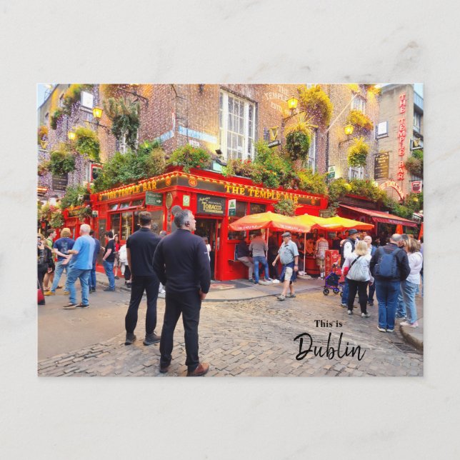 This is Dublin-Ireland Postcard (Front)