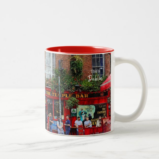 This is Dublin-Ireland Two-Tone Coffee Mug (Right)