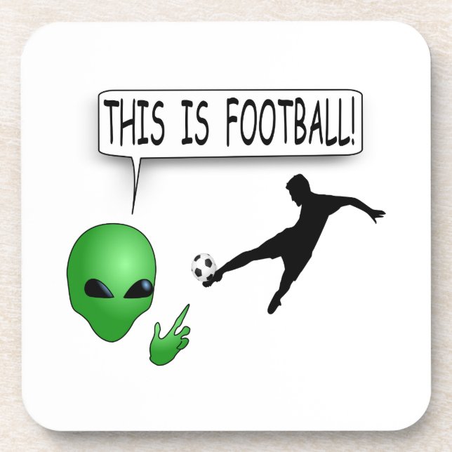 This Is Football Beverage Coaster (Front)