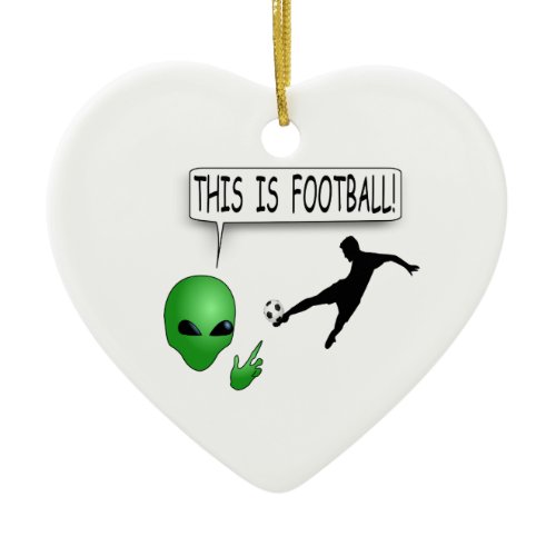 This Is Football Ceramic Ornament