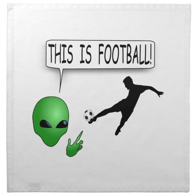 This Is Football Cloth Napkin (Front)