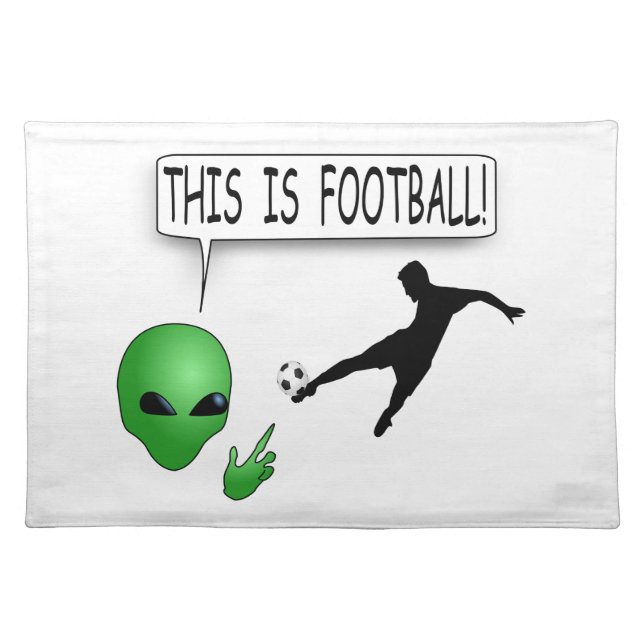 This Is Football Cloth Placemat (Front)