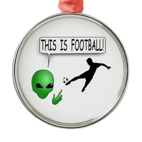 This Is Football Metal Ornament