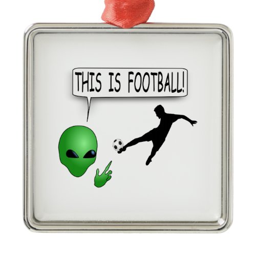 This Is Football Metal Ornament