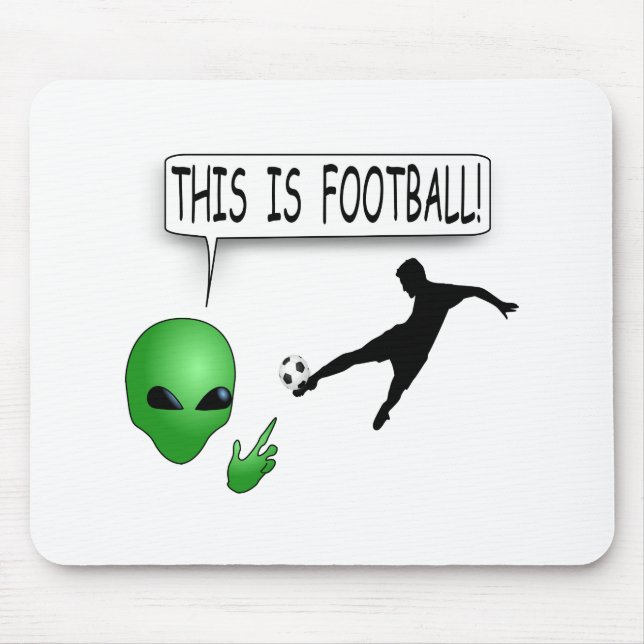 This Is Football Mouse Pad (Front)