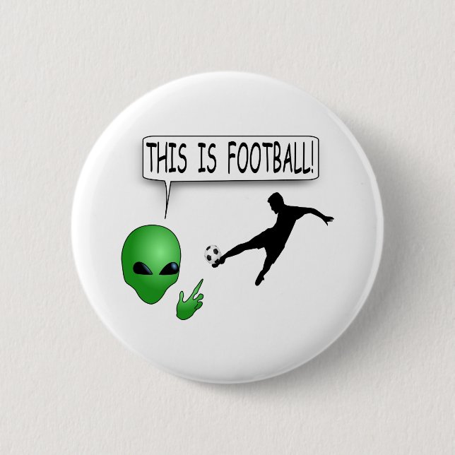 This Is Football Pinback Button (Front)