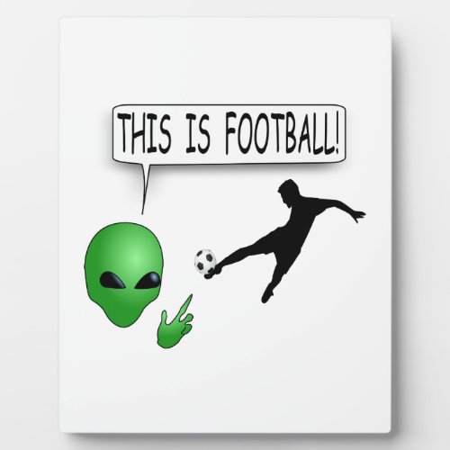 This Is Football Plaque