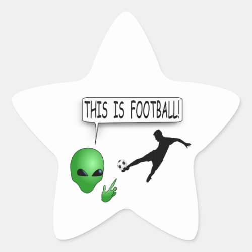 This Is Football Star Sticker