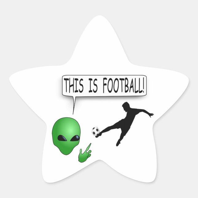 This Is Football Star Sticker (Front)
