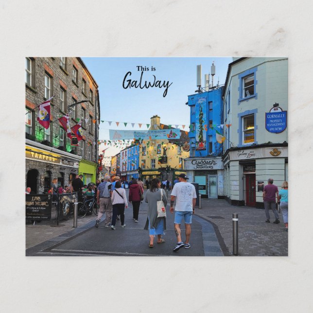 This is Galway-Ireland Postcard (Front)