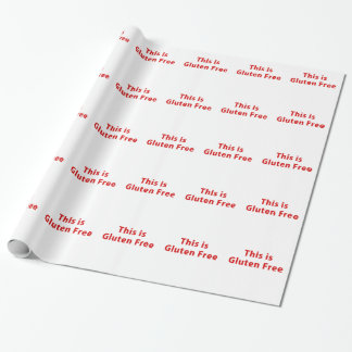 This is Gluten Free Wrapping Paper