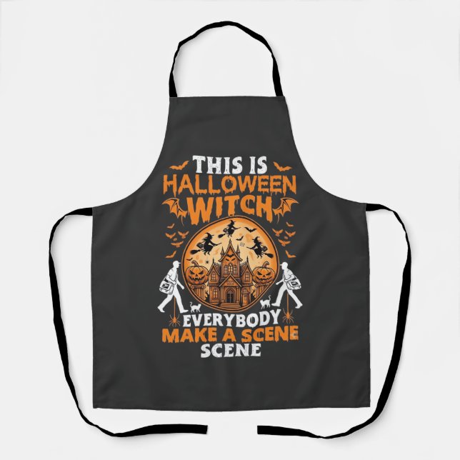 This is Halloween Apron (Front)