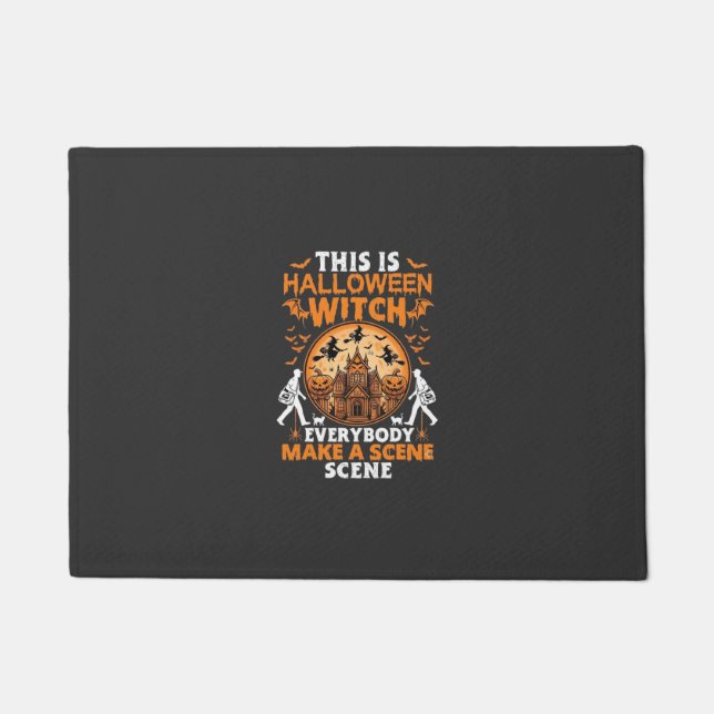 This is Halloween Doormat (Front)