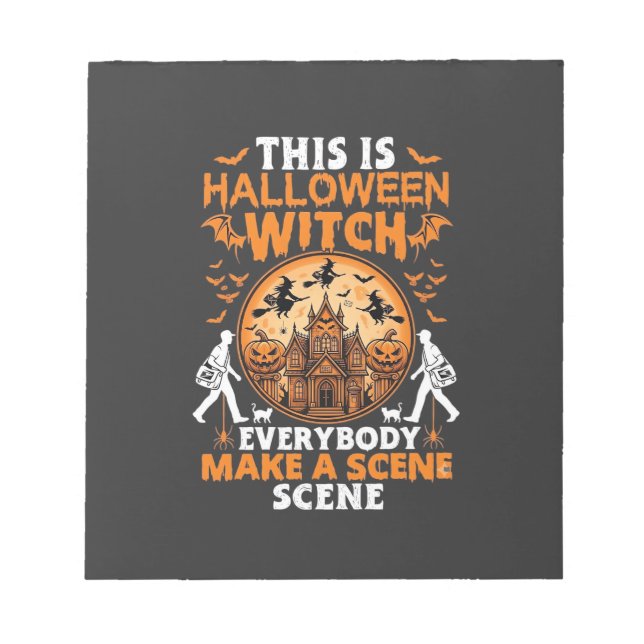 This is Halloween Notepad (Front)