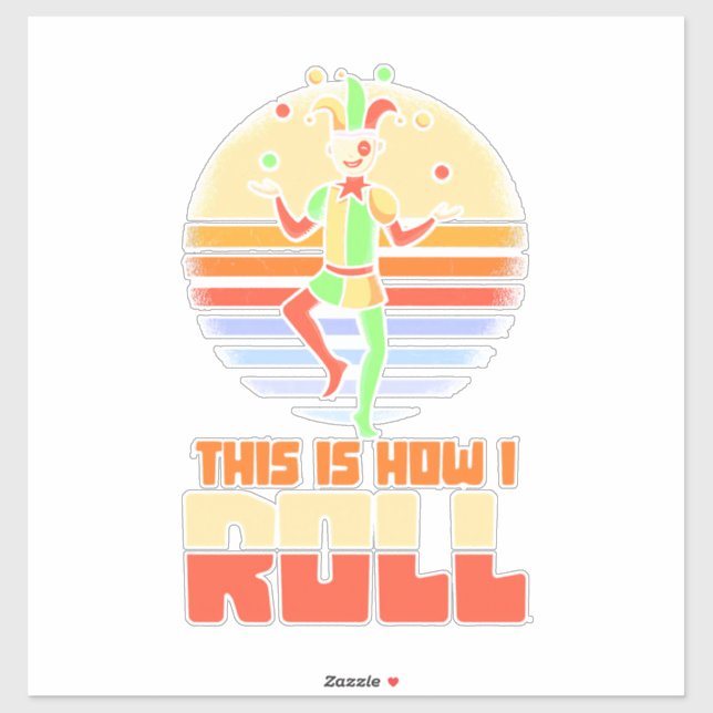 This Is How Actor Roll Sticker (Sheet)