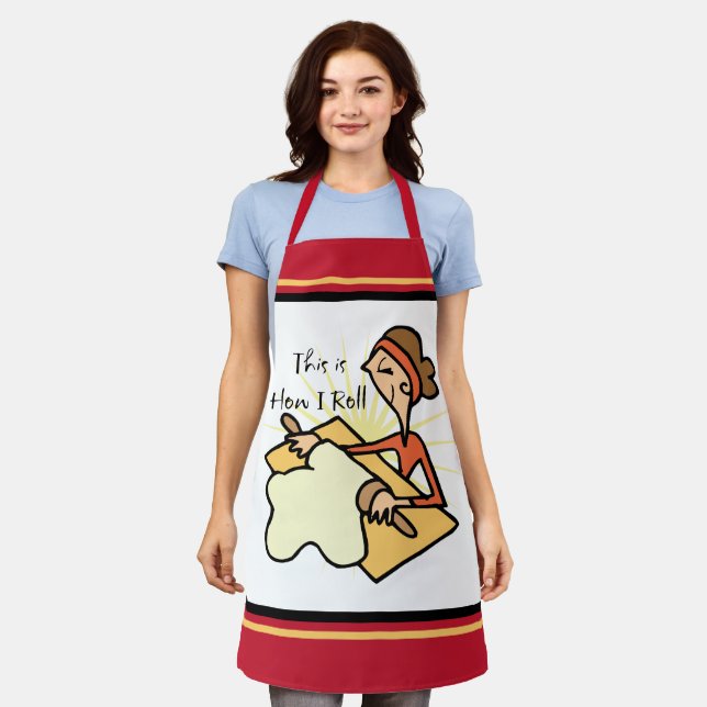 This Is How I Roll Baking Apron (Worn)