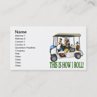 This Is How I Roll Business Card