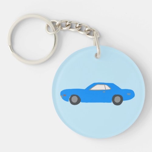 THIS IS HOW I ROLL Classic Muscle Car CUSTOM  Keychain