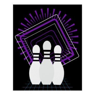 this is how i roll cute bowling poster