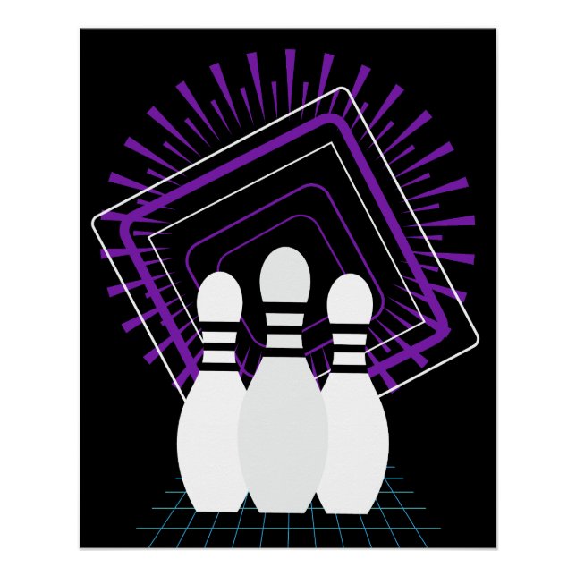 this is how i roll cute bowling poster (Front)