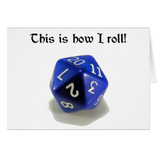 This Is How I Roll (d20) Cards