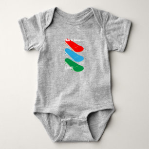 This is how I roll Design - Baby Jersey Bodysuit