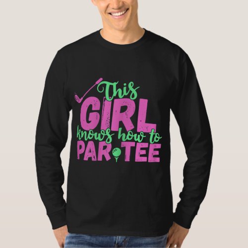 This Is How I Roll Funny Golf Cart Retro Golfer T_Shirt