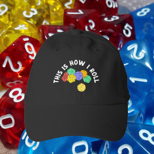 This is How I Roll Funny RPG Gaming Dice Performance Cap