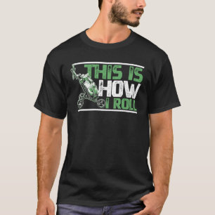 This Is How I Roll Golf Cart For A Golfers and Gol T-Shirt