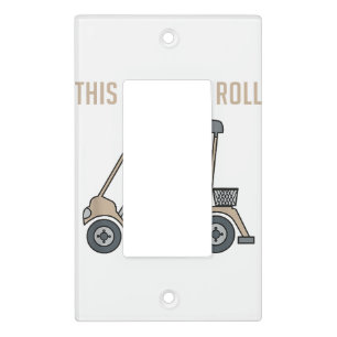 This is How I Roll Golf Cart Funny Golfers Light Switch Cover