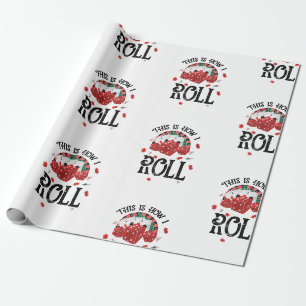 This is how I roll Shirt black Wrapping Paper