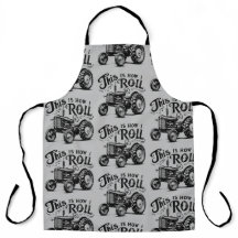 This is How I Roll: Vintage Tractor Farmer Apron