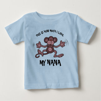 This is how much I love my Nana Baby T-Shirt