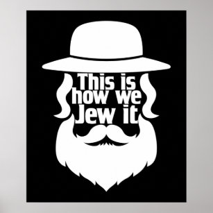 This Is How We Jew It - Jewish Holiday Gift Poster