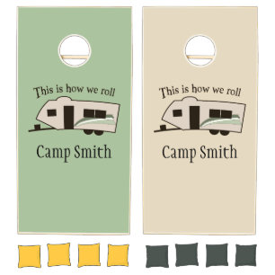 This is How We Roll Cornhole Set