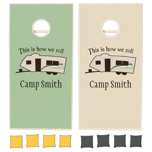 This is How We Roll Cornhole Set
