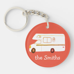 THIS IS HOW WE ROLL RV Motorhome Camping CUSTOM Keychain