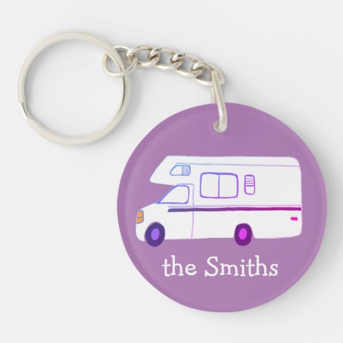 THIS IS HOW WE ROLL RV Motorhome Camping CUSTOM Keychain