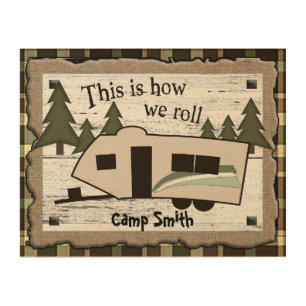 This is How We Roll Wood Wall Art