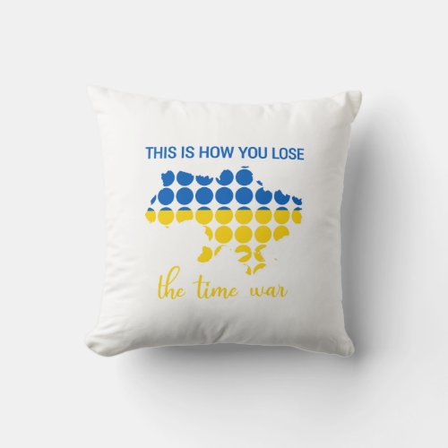 This is how you lose the time war throw pillow