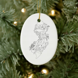 THIS is Jersey Ceramic Ornament