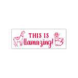 This Is Llamazing Llama Stamp For Teachers at Zazzle
