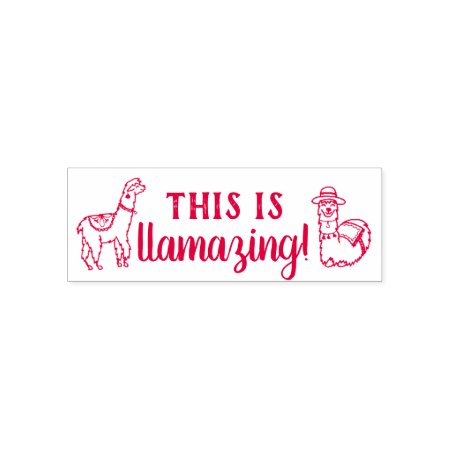 This Is Llamazing Llama Stamp For Teachers