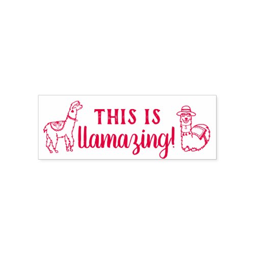 This is llamazing llama stamp for teachers