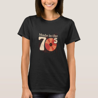 This Is Made In The 70's Sounds Vinyl Records T-Shirt