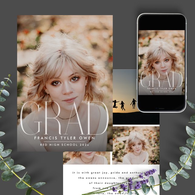 This Is Me | Modern GRAD High School | Photo Announcement (Creator Uploaded)