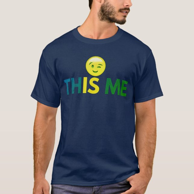 This is me typography T-Shirt (Front)